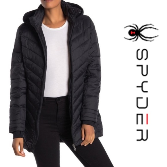 NWT SPYDER Boundless Quilted Long Jacket - Picture 2 of 16